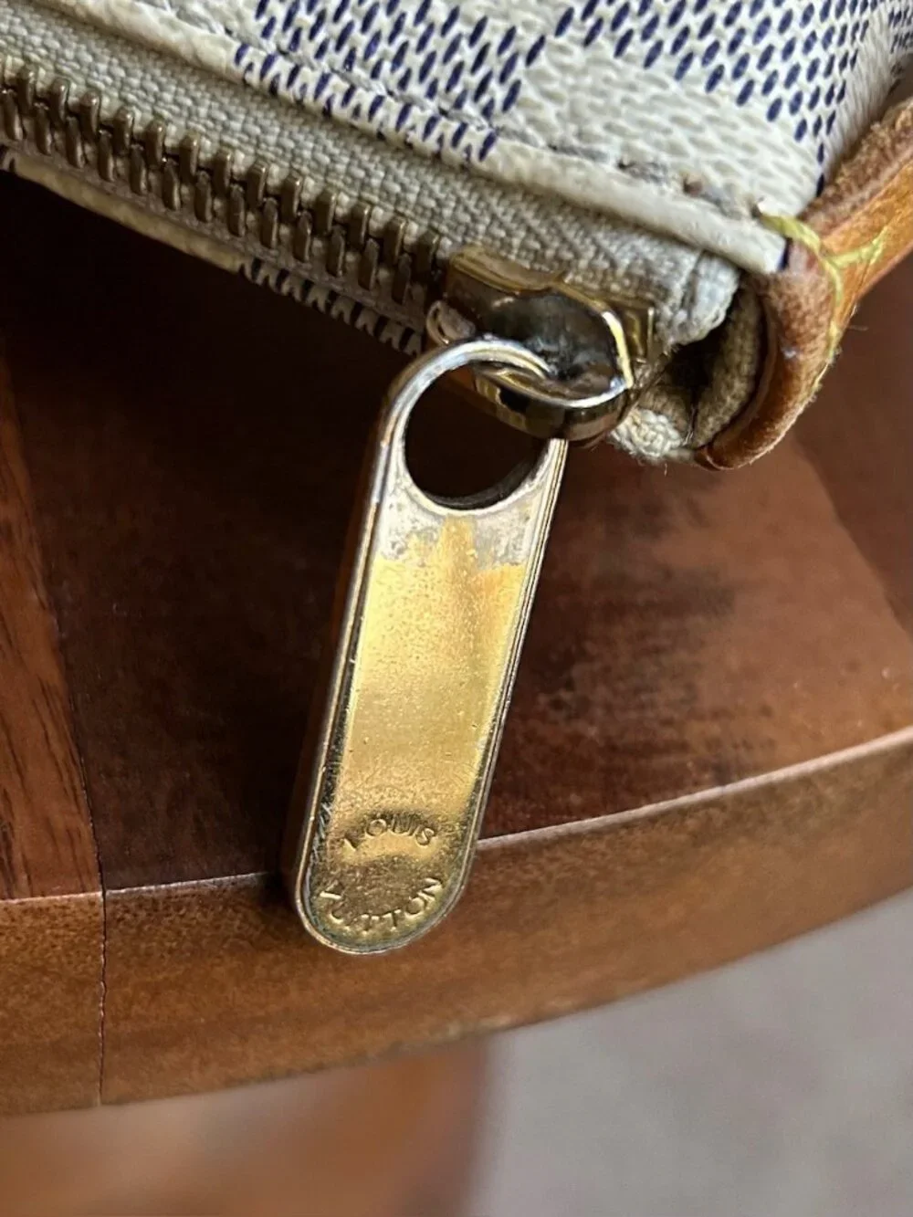 LOUIS VUITTON Damier Azur Totally PM Tote - Picture 10 of 12